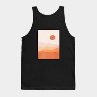 Responsive Abstract warm Deser, inspirational meanings Tank Top